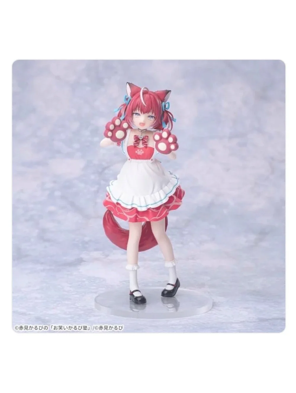 Akami Karubi Anime Figure by Lumica - Adorable Catgirl with Paws and Tail